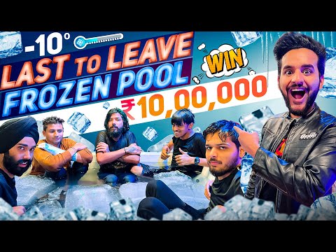 Last to leave the FROZEN POOL wins Rs10 LAKH !! (#2)