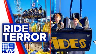 Sydney Royal Easter Show ride shut down after four-year-old ‘unrestrained’ | 9 News Australia