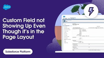 Custom Field Not Showing Up Even Though it