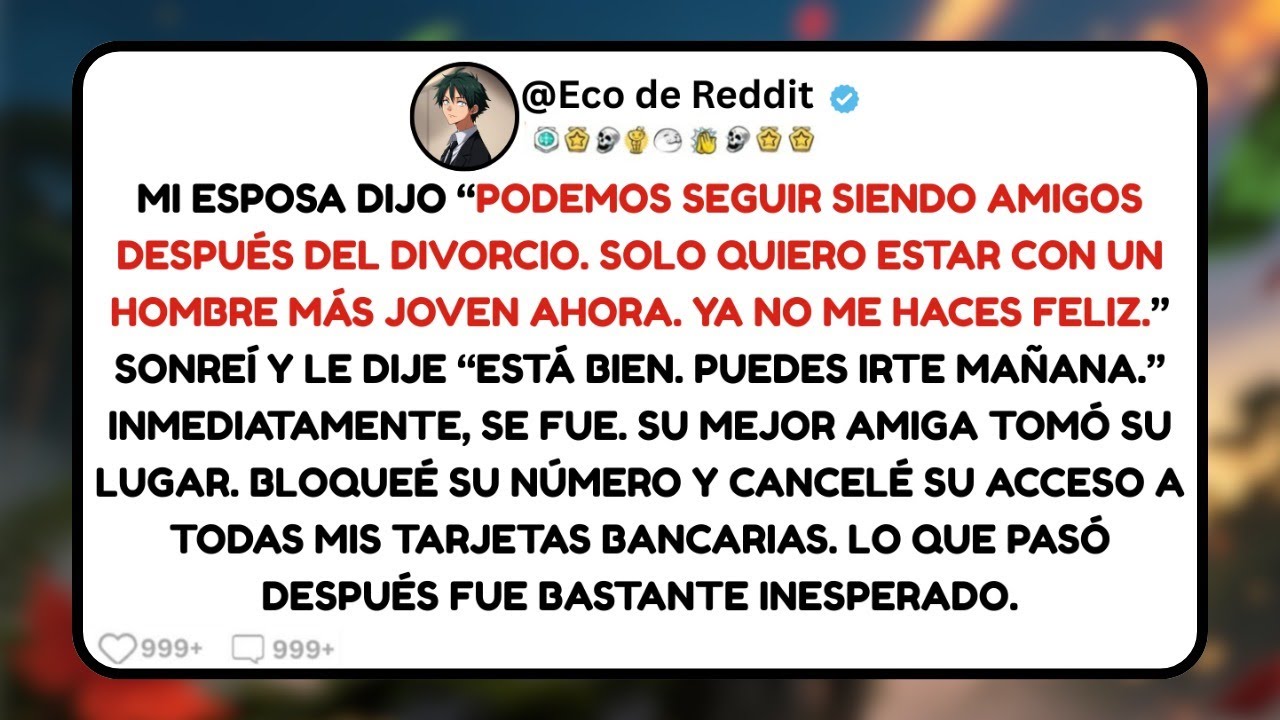 Mi esposa me dejó por un hombre joven… pero lo que pasó después NO LO VIO VENIR