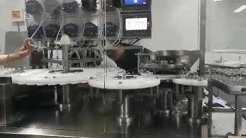 How do Peristaltic Pumps work? liquid filling 10channels filling system video operation