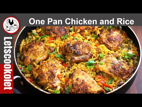 Chicken and Rice in One Pan