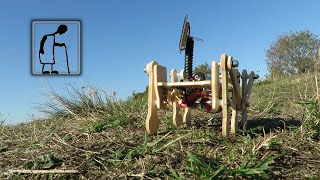 Solar Hexapod in sunshine on Troopers Hill in Bristol