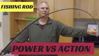How to choose fishing rod power (weight) and action