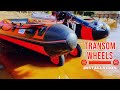 Amazon BRIS dinghy - Transom Wheel Installation