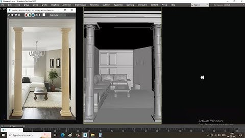 3DsMax Tutorials, Learn 3D Modeling a  Modern Interior Design from Scratch in 3dsmax ( Part 4)