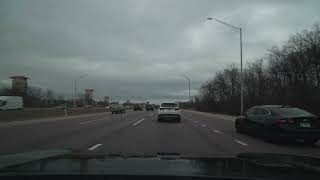 Aurora to Chicago I-88/I-294/I-90 Highways (No Talk, No Music) 4K POV ASMR