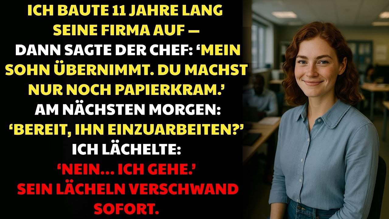 Ich Baute Sein Bau-Imperium Auf – Dann Ersetzte Er Mich Durch Seinen Sohn Und Alles Stürzte Ein