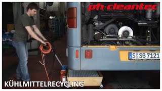 Kühlmittelrecycling durch Niederdruck-Heißreinigungsgeräte (ph-cleantec)