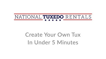 Online Tuxedo Rental Walkthrough | NationalTuxedoRentals.com