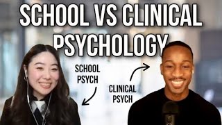 SCHOOL VS CLINICAL PSYCHOLOGY | similarities and differences (feat. @philsguidetopsyd )
