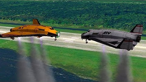 ORBITER 2016 - Two Deltaglider IV Hovering Aerial Docking Test