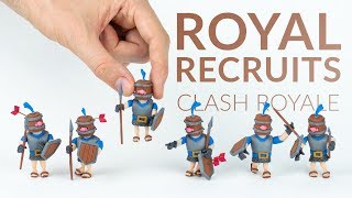 Royal Recruits (Clash Royale) - Polymer Clay Tutorial