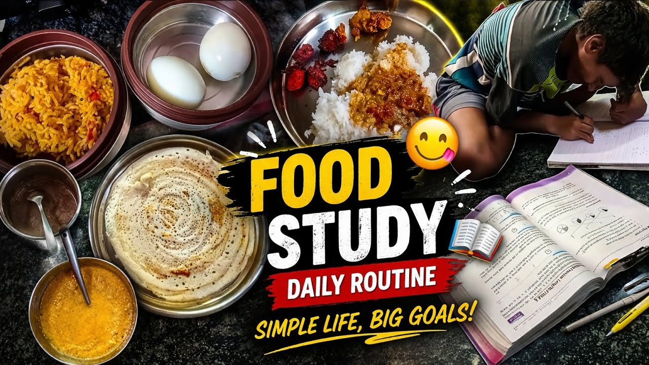 Daily routine with food and study| #trending #food #routinevlog - YouTube