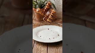 crispy Short cuts 😋 wafer rolls #gemini #ai #recipe #recipe #viral #cooking #chef #aesthetic #easy