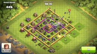 CoC TH8 [Zero to Hero: 1789] - Barb/Arch/WBs 2star vs TH7 screenshot 5