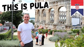 PULA, CROATIA! | Exploring the ROMAN CITY in the heart of Istria 🇭🇷