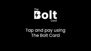 Tap and pay using The Bolt Card