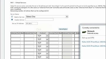 Portforwarding Type I BSNL Modem