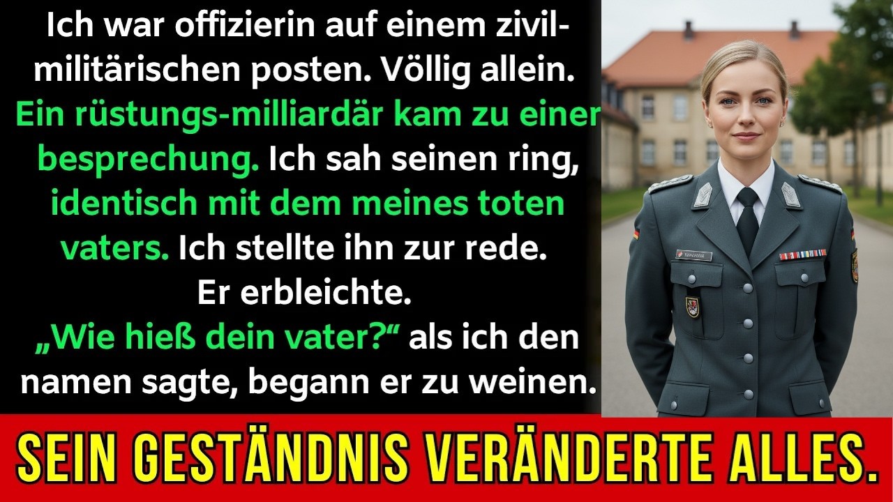 „Sie tragen den Ring meines Vaters“, sagte ich zum Milliardär  Er erbleichte： „Wer war Ihr Vater
