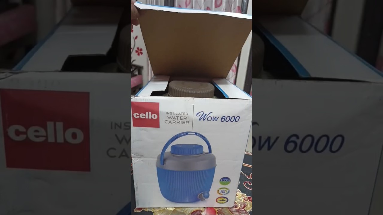 Unboxing Cello Wow Insulated Water Jug 6 Litre 🥶 Must-Have. 