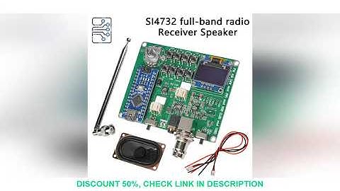 ATS-20 SI4732 Full Band Radio Receiver Speaker + Antenna DSP SDR Receiver Radio Receiver DIY Kit