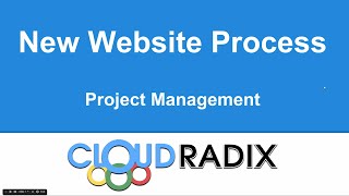 Cloud Radix New Website Process Project Management