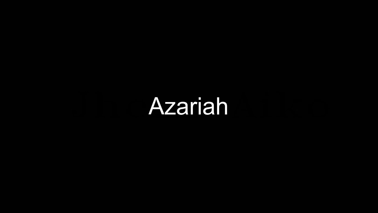 How To Pronounce Azariah - YouTube