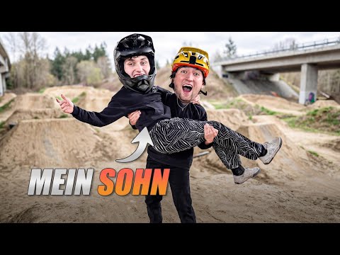 Mountain biking with my SON