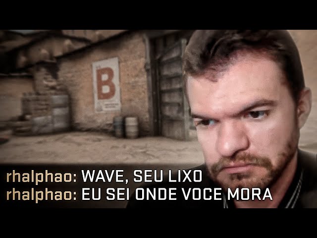 WAVE IGL sendo AMEAÇADO AO VIVO durante uma partida de CS:GO (Ele merece  isso? NÃO) 