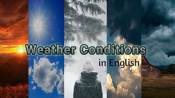 Weather conditions in English / Smart Learning Curves ⛅⛈️