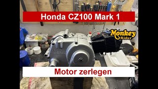 Honda CZ100 Mark 1 von 1963 ホンダモンキー 5. Motor C105E Engine