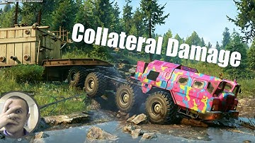 Collateral Damage with ZiKZ 612H: Deliver to the Farm | Snowrunner