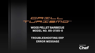 GT Pellet Controller: ERP Error Message