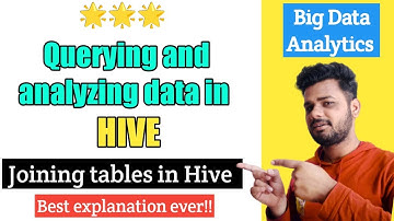 Querying and analyzing data in Hive | Joining tables in Hive| Big Data Analytics | Lec-27