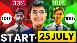 START CLASS 10th from 20 JUNE 🔥 Most Easy Roadmap Score 98% in Half Yearly &amp; Board Exam