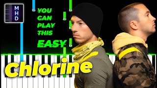 twenty one pilots - Chlorine (Easy Piano Tutorial)