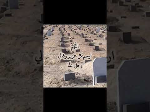اللهم ارحم كل عزيز وغالي رحل عنا