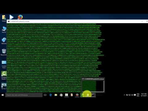 How to Make Matrix Effect Using Notepad