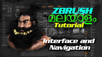 ZBrush Tutorial in Malayalam | Episode 3: Interface & Navigation (Part 2)