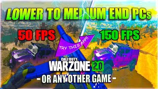 APP to Make WARZONE 2 or Any Game Run 100x Smoother!! Increase FPS Especially on Lower end PCs screenshot 4
