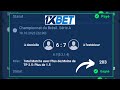 Nouvelle astuce 1xbet pour  gagner des  millions avec les paris sportifs