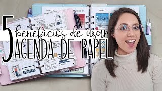 5 BENEFICIOS DE USAR AGENDA DE PAPEL | JULIETA JAREDA