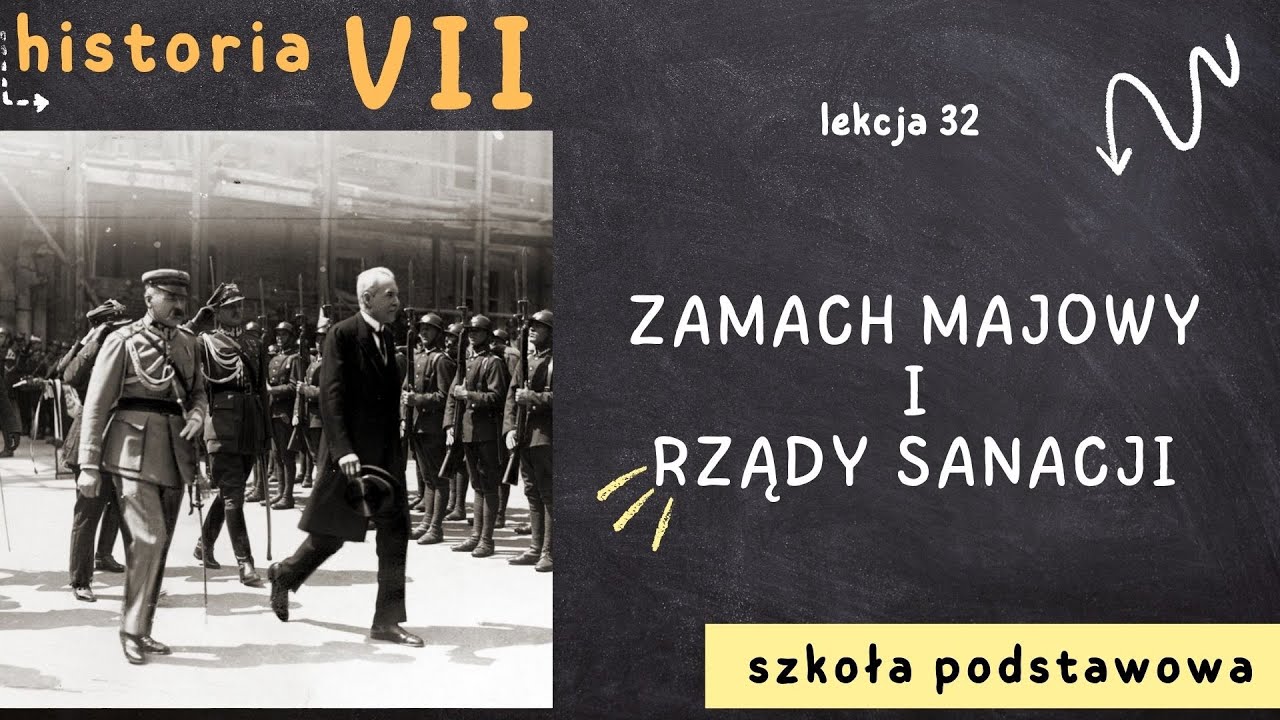 Historia 7 [Lekcja 32 - Zamach majowy i rządy sanacji] - YouTube