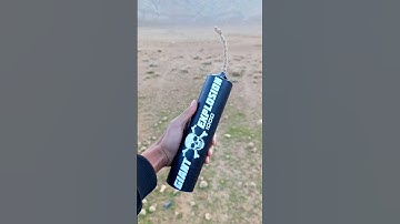 Giant Explosion Test 1000 #experiment #testing #fireworks #testingcracker