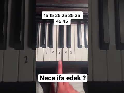 5 dakikada piano oyrenmek ❤️#baku #music #piano #musica #musicvideo #turkey #experiment