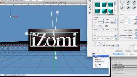 How to use Repousse` 3D in Photoshop CS5