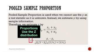 11.1 Inference 2 Population Proportion