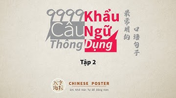 9999 Câu khẩu ngữ tiếng Trung thông dụng - Tập 2
