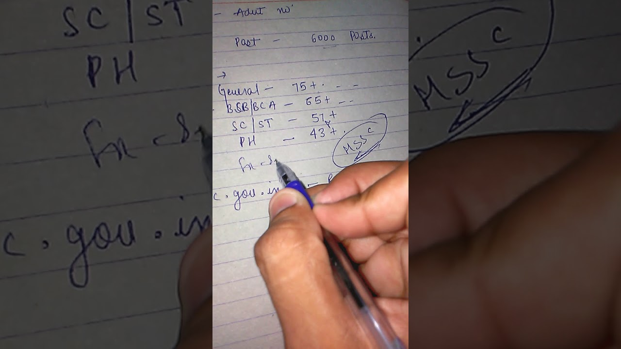 Hssc clerk results all category